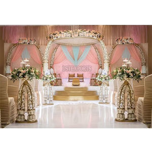 Maharani boda elefante dientes Mandap elefante real colmillo Mandap para boda tradicional hindú boda Mandap con colmillo pilares - Product Image 1