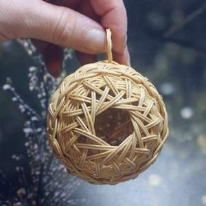 Soporte de árbol de Navidad con campana de ratán y accesorio de decoración para Noel - Product Image 4