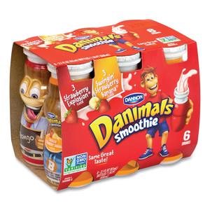 Danimals Vasitos de Yogur con Sabor a Fresa, Plátano y Chocolate, Empaquetados a Granel con Vitaminas y Minerales para Mercados Mayoristas Globales - Product Image 1