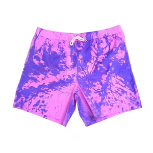Custom Logo Color Double Layer Designer Lining Summer Sublimation Blank <b>Short</b> <b>Men</b> <b>Mesh</b> <b>Shorts</b> 100% Cotton Windproof Drawstring - Product Image 5