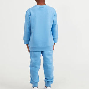 Pull surdimensionné de haute qualité couleurs unies survêtement personnalisé pour garçons enfants vêtements de sport décontractés Collection d'hiver pour les enfants - Product Image 2