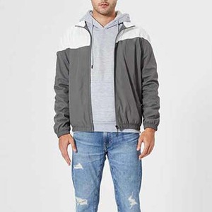 Cortavientos de dos tonos para hombre con estilo: chaquetas ligeras, transpirables e impermeables para exteriores e informales - Product Image 4