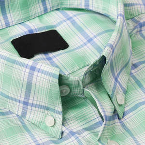 เสื้อเชิ้ตผ้าฟลานเนลผู้ชาย ดีไซน์ทันสมัย พรีเมียม ผ้าฝ้าย 100% ยั่งยืน ไม่หด ระบายอากาศดี คอเต่า แขนสั้น สีพื้น - Product Image 3