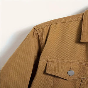 Nueva venta al por mayor de alta calidad 100% algodón Mans Stretch Denim Jacket Soft Cotton Summer Bright Color Fashion Coat - Product Image 5