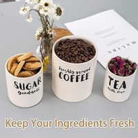 Boîtes de cuisine artisanales de qualité supérieure et couvercle en bois de mangue pour thé café sucre