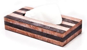 กล่องไม้เนื้อเยื่อใยไม้ทำด้วยมือกล่องเก็บเนื้อเยื่อไม้อะคาเซียดีไซน์ยอดเยี่ยมจากอินเดีย - Product Image 5