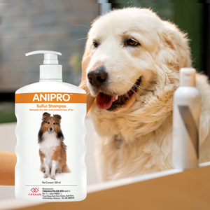 Shampoo au Soufre Anipro pour l'Hygiène Quotidienne des Animaux de Compagnie, Facile à Utiliser, pour Tous les Types de Races, Nettoyage Confortable, Guérit Efficacement les Problèmes de Peau - Product Image 1