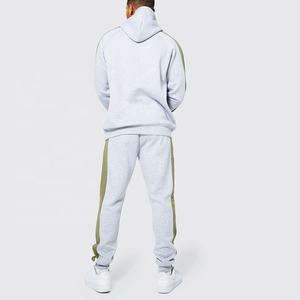 Conjunto Deportivo Casual de Otoño para Hombre, Color Sólido, 2 Piezas, Sudadera con Cremallera, 100% Algodón, Secado Rápido, Nuevo Estilo, Venta al Por Mayor - Product Image 2