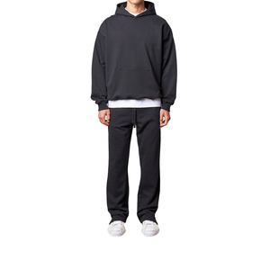 2025 nouvelle mode haute qualité 100% coton survêtement ensemble col à capuche Logo personnalisé décontracté Service OEM pour la saison d'hiver - Product Image 6