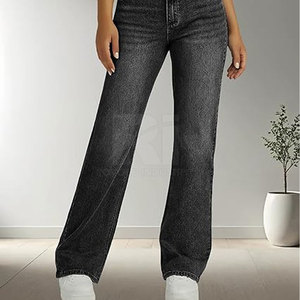 Pantalones holgados de mujer a precio razonable a la venta pantalones holgados de mujer de Color sólido pantalones holgados con múltiples bolsillos - Product Image 4
