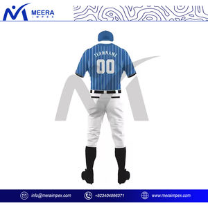 Conjunto de uniforme de béisbol transpirable de secado rápido para hombre, Kit de pantalones de jersey con logotipo de equipo personalizado para entrenamiento de partidos, ropa deportiva, venta al por mayor - Product Image 4