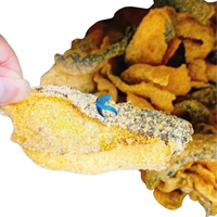 Peau de poisson salée séchée croustillante, en vrac, exportation à prix de gros