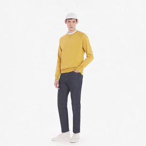 Sweat-shirt à manches régulières pour homme en coton 100% imprimé OEM avec broderie 3D, logo personnalisé, coupe oversize, fermeture éclair, effet délavé - Product Image 2