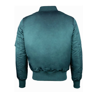 Chaquetas Bomber con Capucha y Cuello Alto Recubiertas de Buena Calidad para Hombre, Servicio OEM, MOQ Bajo, Impresión Personalizada, Estilo Béisbol - Product Image 2
