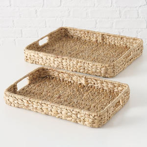 Bandeja Decorativa de Jacinto de Agua al por Mayor, Buen Precio, Bandejas Hechas a Mano Naturales, la Mejor Calidad, Hecho en Vietnam - Product Image 3