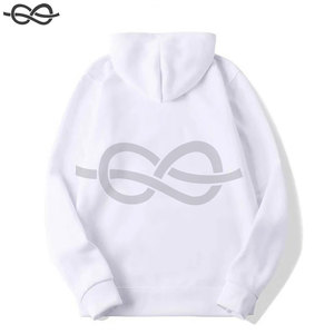 Sudadera con capucha de invierno personalizable OEM para hombres y mujeres, sudadera de algodón suave rosa, gris, azul, negro, naranja, morado y marrón - Product Image 4