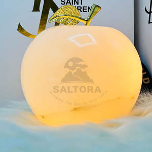 โคมไฟเกลือทรงเกลือทำจากวัสดุที่ดีที่สุดโคมไฟเกลือรูปแอปเปิ้ลขายส่ง - Product Image 5