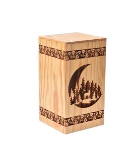 Urne funéraire en bois pour cendres, grande, magnifique, pour chiens et chats, urne commémorative solide pour adultes, pour inhumation ou crémation - Product Image 3