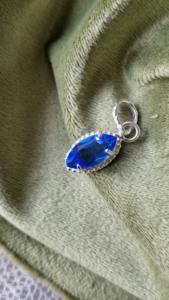 จี้แทนซาไนต์925เงินสเตอร์ลิงชุบเครื่องประดับแฮนด์เมดของขวัญสำหรับผู้หญิง - Product Image 2