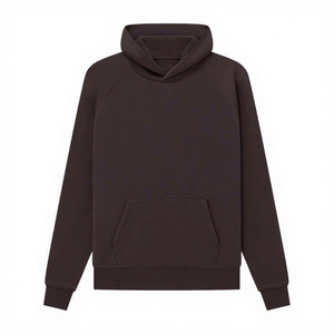 เสื้อสเวตเชิ้ตมีฮู้ดสีเทาอ่อนสำหรับผู้ชาย ทรงปกติ สีพื้น เรียบง่าย มีกระเป๋าหน้า ใส่ได้ในฤดูใบไม้ร่วง ปี 2027 - Product Image 3
