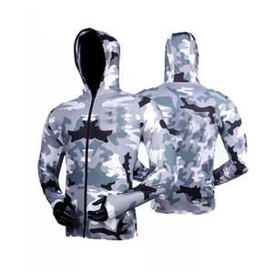 Sudaderas con capucha de pesca de manga larga de secado rápido con diseño de camuflaje con protección solar UPF 50 + para hombre personalizadas a la venta - Product Image 6