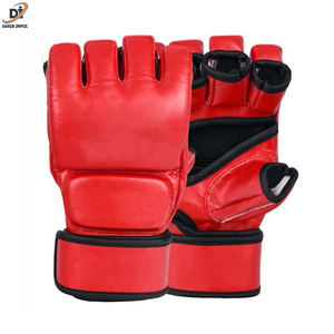 Venta caliente de buena calidad de entrenamiento profesional personalizado MMA boxeo dedo menos guantes de boxeo guantes MMA - Product Image 5