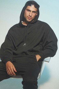 Sudaderas con capucha personalizadas para hombre con estampado de puff y logotipo, ropa de calle con hombros caídos, Jersey de algodón de peso pesado, sudaderas con capucha para hombre - Product Image 5
