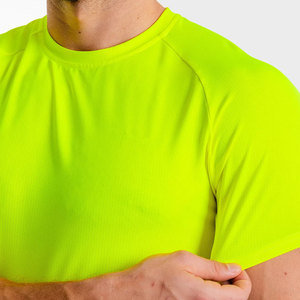 Vêtements de sport respirants à séchage rapide pour hommes, t-shirts de fitness, faible MOQ, vêtements de sport pour hommes, t-shirts de gym à prix de gros - Product Image 6