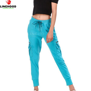 Pantalon en toile de couleur personnalisée de haute qualité pour femmes respirant taille moyenne Streetwear décontracté pour l'hiver-Disponibilité en gros - Product Image 4