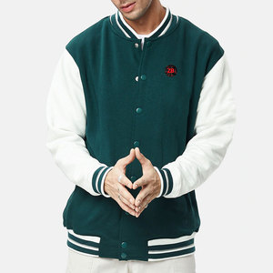 Veste d'hiver pour homme avec logo personnalisé, col montant, en tissu coton/laine écologique de haute qualité, vêtement d'extérieur tendance avec faible MOQ - Product Image 1