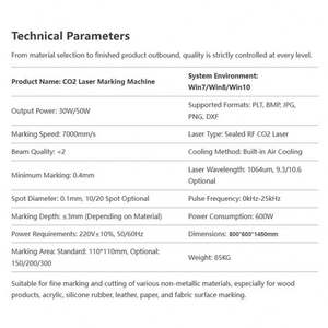 WLD integrated Co2 <b>laser</b> marking machine, suitable for <b>wood</b>, leather, acrylic, bamboo Co2 <b>laser</b> <b>engraving</b> machine - Product Image 4