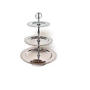 Attractive Design Nickel Finished Metal Cup Cake Server Stand for Home Hotel Restaurant Birthday Parties-Cake <b>Tools</b> - Product Image 2