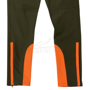 Pantalon de chasse vert olive orange coupe-vent protection softshell pantalon de sport OEM vêtements de performance pantalon de chasse en plein air - Product Image 5
