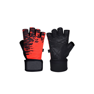 Gants d'haltérophilie rembourrés respirants de qualité supérieure poignées de paume sangles de poignet réglables pour une utilisation d'entraînement de musculation - Product Image 6