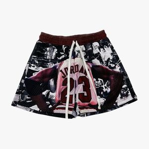 Shorts en maille pour hommes personnalisés avec logo, couleur personnalisée, doublure double couche, impression par sublimation sur toute la surface, shorts vierges personnalisés - Product Image 1
