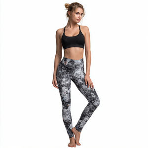 Leggings de yoga pour femmes, imprimés, de compression, vêtements de sport, leggings de sublimation, pantalons extensibles à séchage rapide pour femmes - Product Image 2