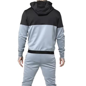 ชุดเซ็ตเสื้อฮู้ดและกางเกงวอร์มผ้าฟอกสีแบบย้อนยุคสำหรับฤดูหนาว ขายส่ง เอวยางยืด สีสันปรับแต่งได้ ผู้ชาย ใส่สบาย ระบายอากาศได้ดี - Product Image 5