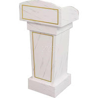 Púlpito de Iglesia Moderno de Mármol Tallado a Mano, Grande y Duradero, Marca Xinyesheng, Hecho en Hebei, Tamaño y Color Personalizados, Superficie Pulida