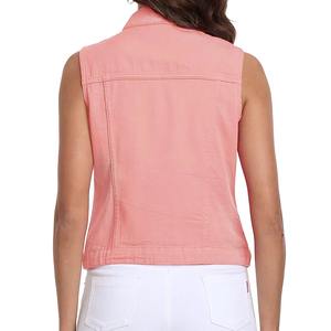 Automet Women's 2025 Fall Sleeveless V-Neck Top Outfits Jean <b>Vest</b> Tops Woven <b>Denim</b> Button Down Waistcoat Y2K Outer Clothes - Product Image 3