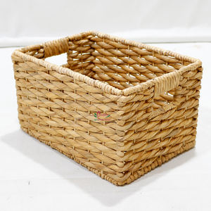Handmade Water Hyacinth <b>Wicker</b> Laundry <b>Hamper</b> for Stylish Home Organization and Clothes Storage - Product Image 4