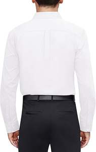 Camisas de Vestir de Franela con Cierre de Manga Larga Casuales para Hombre, Color Personalizado al por Mayor, OEM, Poliéster/Algodón, Antiarrugas, Transpirables, Nuevas - Product Image 2