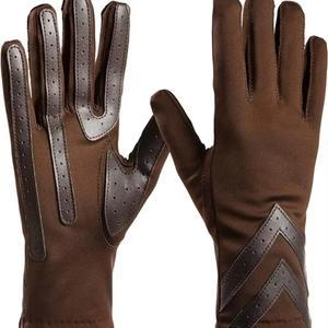 Guantes de Invierno Personalizados de Nuevo Estilo, Guantes Antideslizantes para Montar a Caballo, Guantes de Conducción de Piel de Vaca para Bebé, Calidad Premium - Product Image 5