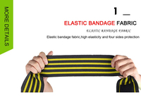 Genouillère de sport réglable pour la musculation et l'exercice, 100% polyester et coton biologique, support pour jambe, longueur 42-48 cm, fitness