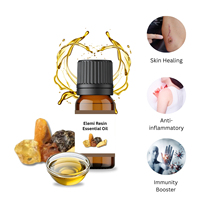 Huile Essentielle d'Elemi 100% Naturelle et Biologique, Huile de Résine Pure de Canarium Luzonicum Distillée à la Vapeur, Raffermissante et Anti-Rides, Marque Privée