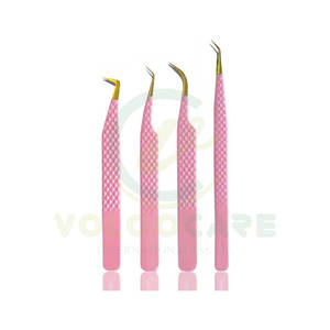 Pinzas de precisión de acero inoxidable de primera calidad de 4 puntas en estilo único para hombres y mujeres DIY y grado industrial con superficie de Punta dentada - Product Image 5