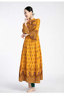 Shalwar Kameez Pakistaní de Alta Calidad en Algodón y Seda para Todas las Temporadas, Ropa India y Pakistaní Económica, Vestido Amarillo para Mujer, Vestidos Lenin - Product Image 5