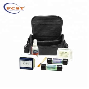 Kit de <span class=keywords><strong>fusion</strong></span> de empalme FCST210116, Kit de limpieza <span class=keywords><strong>con</strong></span> ranura en V para Cable de red FTTH FTTX, instalación y mantenimiento - Product Image 5