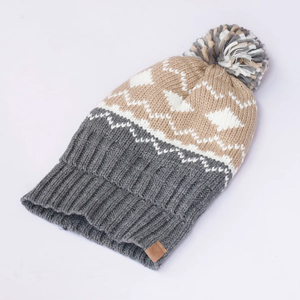 Vente en gros 100% acrylique chapeau d'hiver personnalisé OEM ODM bonnet tricoté pour femmes et hommes pour le voyage - Product Image 5