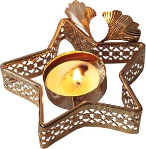 Luz de té de metal de hierro de la mejor calidad hecha a mano nueva al por mayor producto decorativo colgante en forma de flor para decoración del hogar exportado - Product Image 5