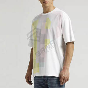 เสื้อยืดสำหรับผู้ชายทรงหลวมสุดอินเทรนด์เสื้อยืดโลโก้ออกแบบได้ตามต้องการสำหรับผู้ชาย - Product Image 2